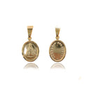 Pingente Nossa Senhora Aparecida Folheado Em Ouro 18k