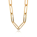 Pulseira Elos Largos Folheado Em Ouro 18k