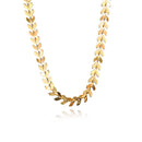 Pulseira Escama De Peixe Folheado Em Ouro 18k