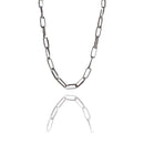 Pulseira Elos Intercalados Aço Inox