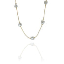 Pulseira De Coração De Pérola Folheado A Ouro 18k
