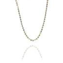 Pulseira De Corrente De Strass Folheado A Ouro 18k