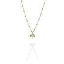 Pulseira De Bolinhas Com árvore Da Vida Colorida Folheado A Ouro 18k