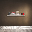 Prateleira Simples Trovarelli Madeirado 70x15 Cm Com Suporte