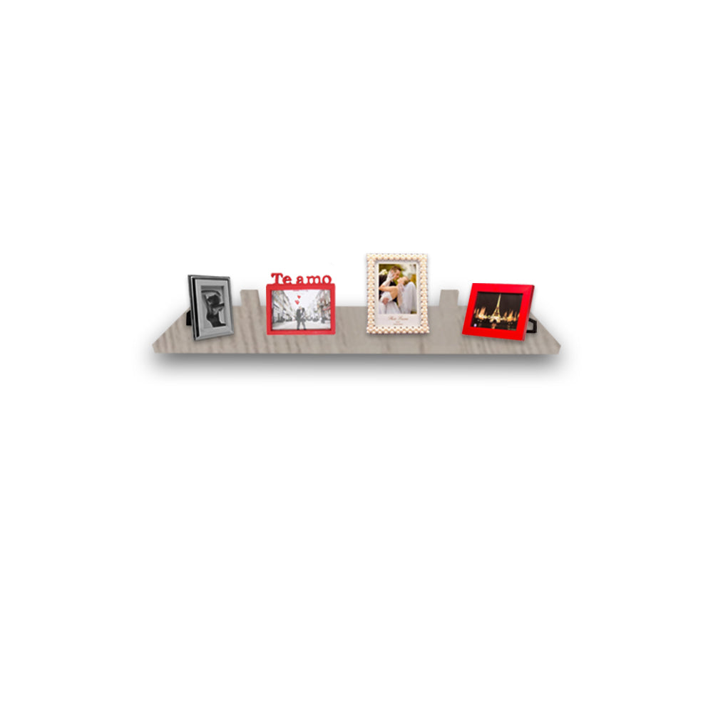 Prateleira Simples Trovarelli Madeirado 70x20 Cm Com Suporte