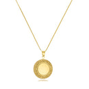 Colar Personalizado Surpresa Com Iniciais Em Zircônia Folheado Em Ouro 18k