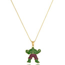 Colar Personalizado Super Heróis Folheado Em Ouro 18k