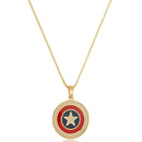 Colar Personalizado Super Heróis Folheado Em Ouro 18k