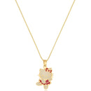 Colar Personalizado Hello Kitty Folheado Em Ouro 18k