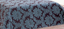 Cobre Leito King Jacquard 05 Pçs Azul