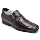 Sapato Casual Conforto Couro Marrom 005