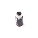 Conector Xlr Tiny Cabo Femea 4 Polos Rt4fc-b Rean