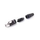 Conector Xlr Tiny Cabo Femea 3 Polos Rt3fc-b Rean
