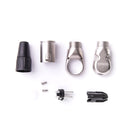 Conector Xlr Cabo Macho 3 Polos Nickel Angulado Rc3mr Rean