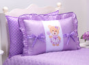 Kit Cobre Leito Ursinha Solteiro 3 Peças Lilas