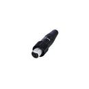 Conector Mini Xlr FÊmea Rosca 4 Polos Gold Rt4fct-b Rean
