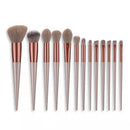 Conjunto pincéis de maquiagem macio 13 peças