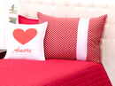 Kit Colcha Cobre Leito Amore Solteiro 03 Pçs