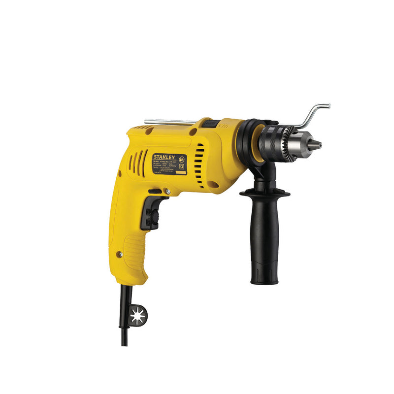 Furadeira De Impacto Vel. Variável E Reversível 1/2 Pol. 600w - Stanley - Sdh600br 127v