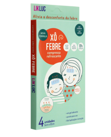 Xô Febre Compressas Refrescantes para Alívio da Febre Bebê