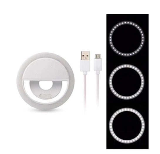 Anel Luminoso Para Celular Flash Selfie Mini Ring Light led Celular