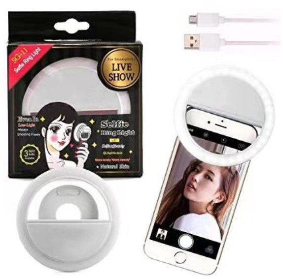 Anel Luminoso Para Celular Flash Selfie Mini Ring Light led Celular