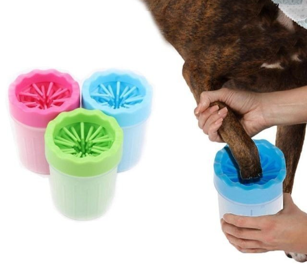 Limpa Pata Copo Limpador de Patas Patinhas de Silicone Para Cachorros Pet Patas Sujas