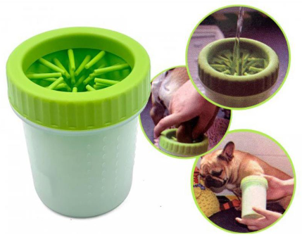 Limpa Pata Copo Limpador de Patas Patinhas de Silicone Para Cachorros Pet Patas Sujas