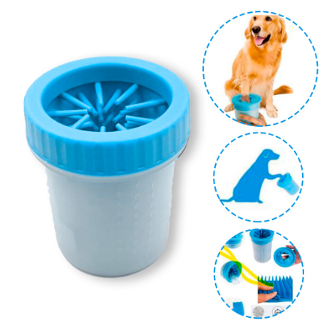 Limpa Pata Copo Limpador de Patas Patinhas de Silicone Para Cachorros Pet Patas Sujas