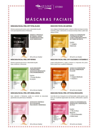 Máscara Facial Argila Max Love Sache 8g