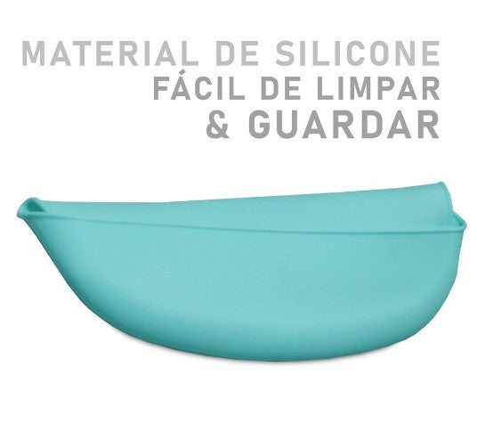 Babador Infantil De Silicone Diversas Cores Impermeável Cata Migalhas