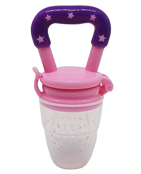 Chupeta Alimentadora Bebê Porta Fruta Infantil Papinha Degustadora Mordedor Bico de Silicone