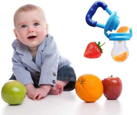 Chupeta Alimentadora Bebê Porta Fruta Infantil Papinha Degustadora Mordedor Bico de Silicone