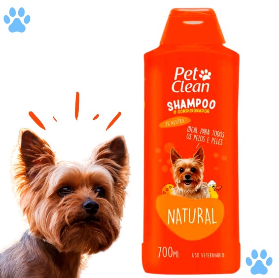 Shampoo e Condicionador para Cachorro e Gato Pet Clean - 700 ml