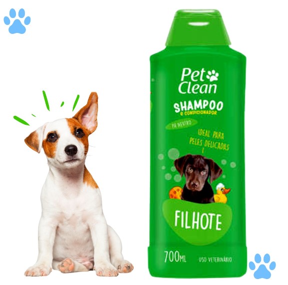 Shampoo e Condicionador para Cachorro e Gato Pet Clean - 700 ml