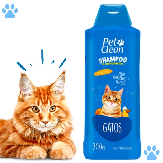 Shampoo e Condicionador para Cachorro e Gato Pet Clean - 700 ml