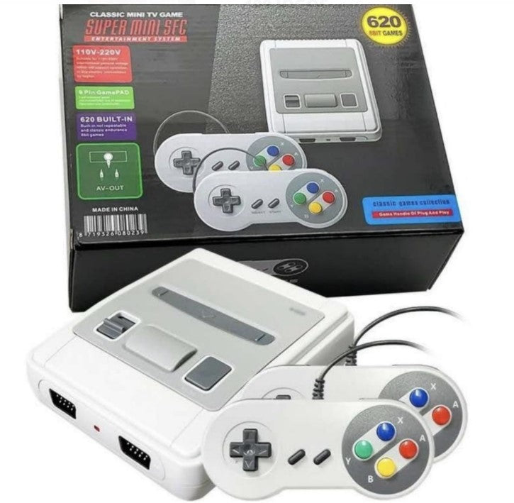 Video Game Classic Super Nintendo Mini Snes 8 Bits 620 Jogos