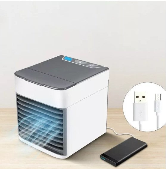 Mini Ar Condicionado Portátil Arctic Air Cooler Umidificador Climatizador Luz Led