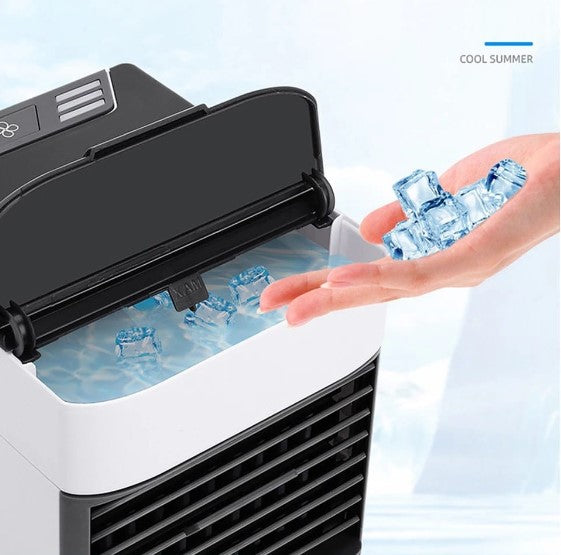 Mini Ar Condicionado Portátil Arctic Air Cooler Umidificador Climatizador Luz Led