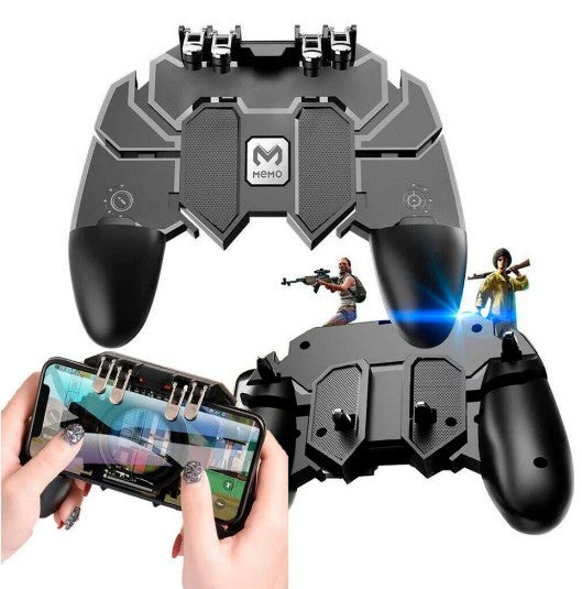 Controle Gamepad Para Celular AK66 Pubg Com Gatilhos IOS / Android Joystick