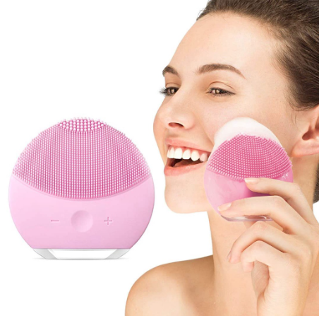 Escova De Silicone Esponja Elétrica Massageador "Forever" Limpeza Facial