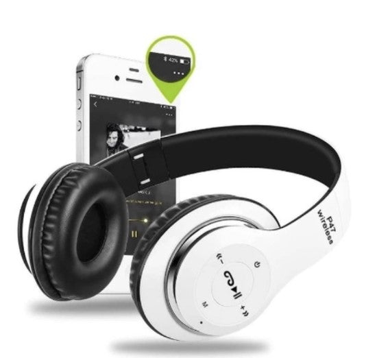 Fone P47 Headphone Sem Fio Estéreo Redução de Ruídos Bluetooth 5.0 Universal