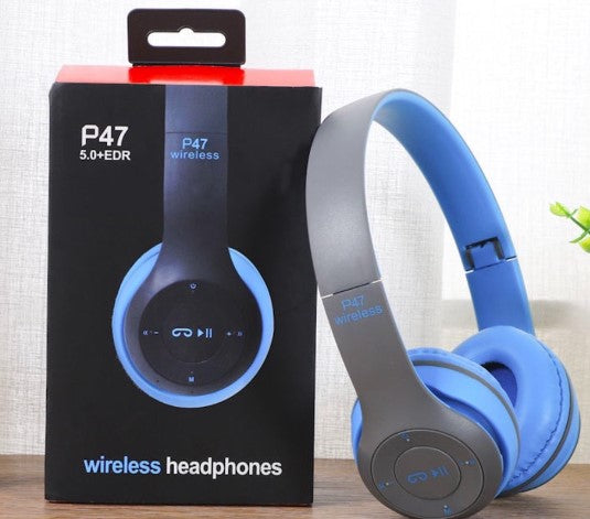 Fone P47 Headphone Sem Fio Estéreo Redução de Ruídos Bluetooth 5.0 Universal