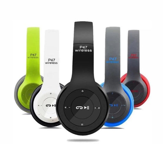 Fone P47 Headphone Sem Fio Estéreo Redução de Ruídos Bluetooth 5.0 Universal