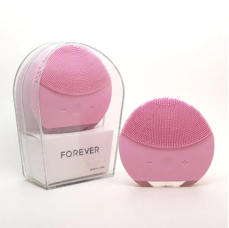 Escova De Silicone Esponja Elétrica Massageador "Forever" Limpeza Facial