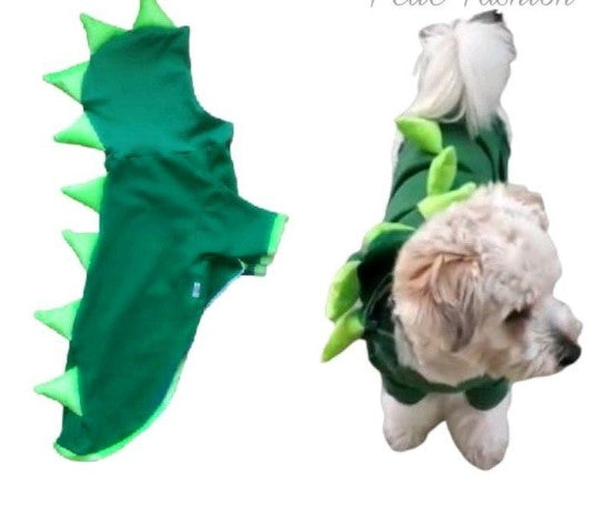 Roupa Pet Dinossauro, Dinossauro pet, fantasia para pet