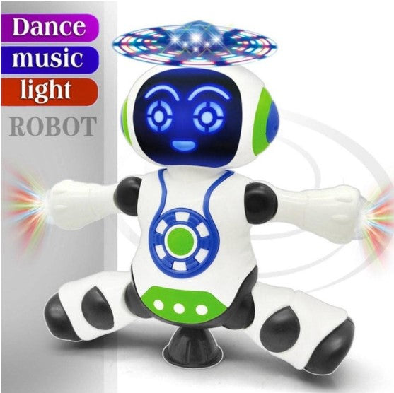 Brinquedos Robô Dançarino com Musica e Luz de Led