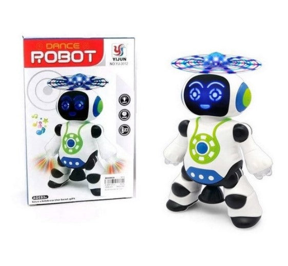 Brinquedos Robô Dançarino com Musica e Luz de Led