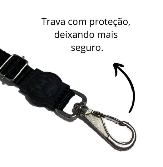 Cinto de Segurança para Animais de Estimação Ajustável, Proteção para Viagem com Pets, Cachorro e Gato