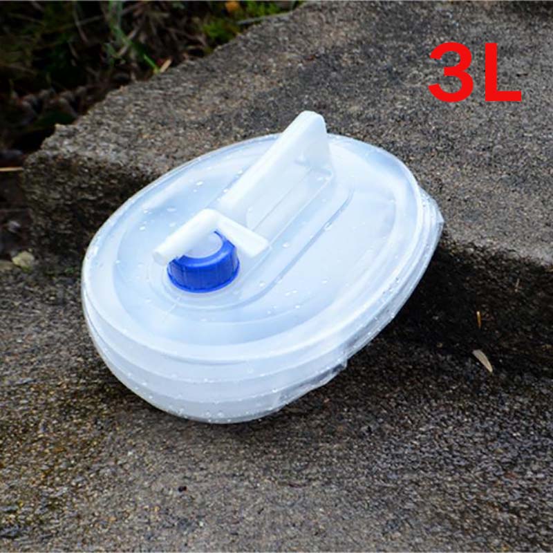 Bolsa de água dobrável 5L-15L para acampamento e armazenamento de água